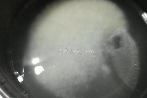 菠萝稀饭的做法图解2