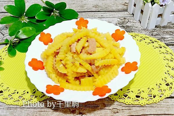 肉片炒土豆