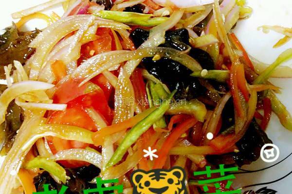 老虎菜 又名皮牙子的做法图解3