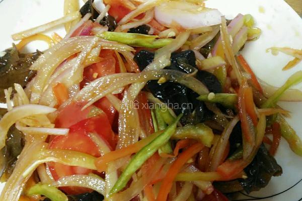 老虎菜 又名皮牙子的做法图解2