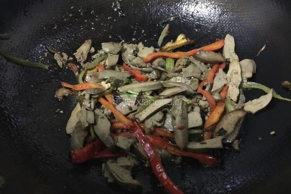 炒鸡肝的做法图解8