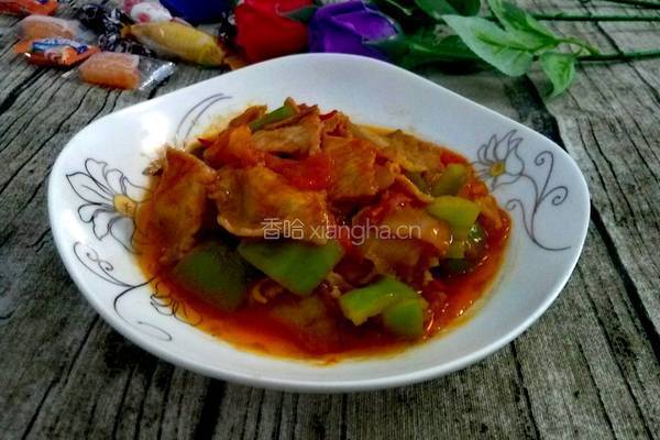 番茄炒肉的做法图解12