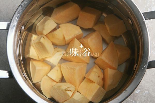 牛奶红薯糖水的做法图解3