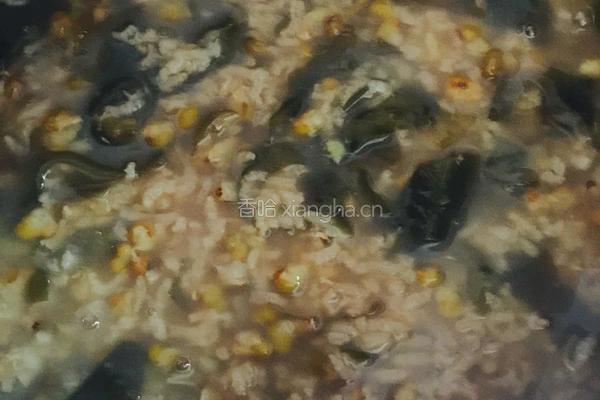 海带绿豆粥的做法图解10