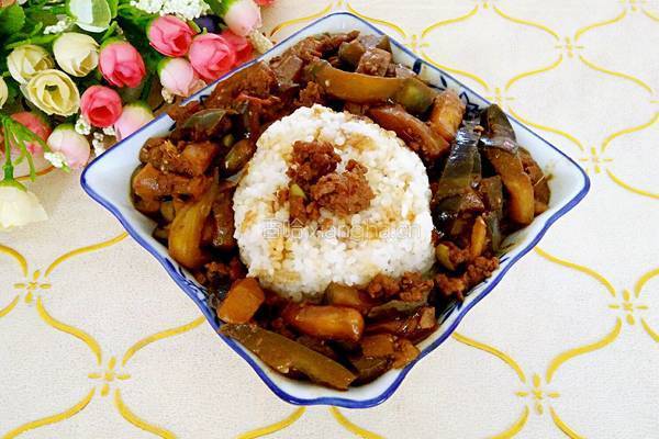 茄子饭的做法图解11