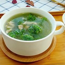 骨汤炖西兰花的做法[图]