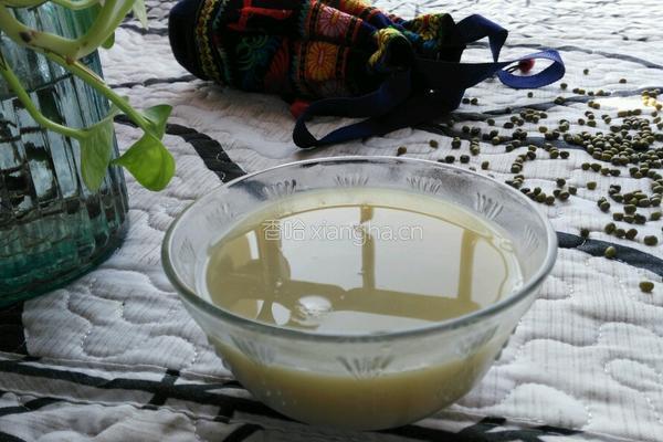 绿豆浆的做法图解4