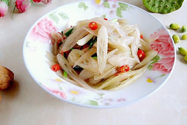 炒藕带的做法图解9