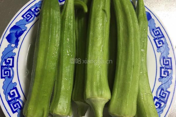 炸秋葵的做法图解2