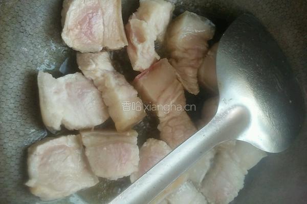 红薯烧肉的做法图解4