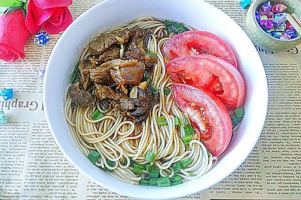 番茄牛肉面的做法图解6