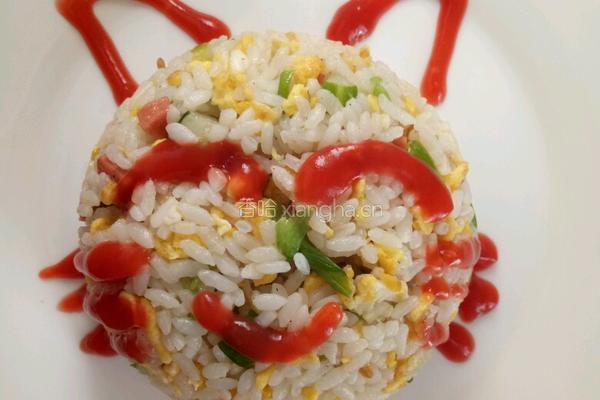 猫咪炒饭的做法图解12