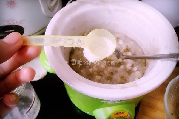 薏米绿豆粥的做法图解8