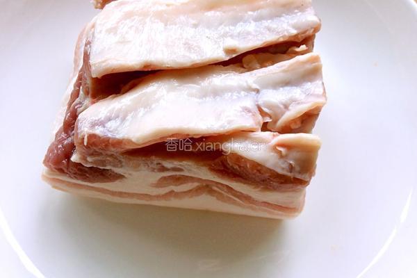 酸菜汆白肉的做法图解2
