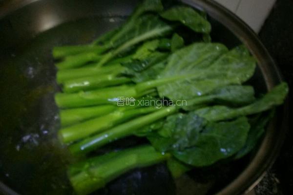 白灼芥蓝的做法图解4