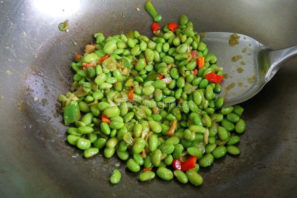 炒青豆的做法图解6