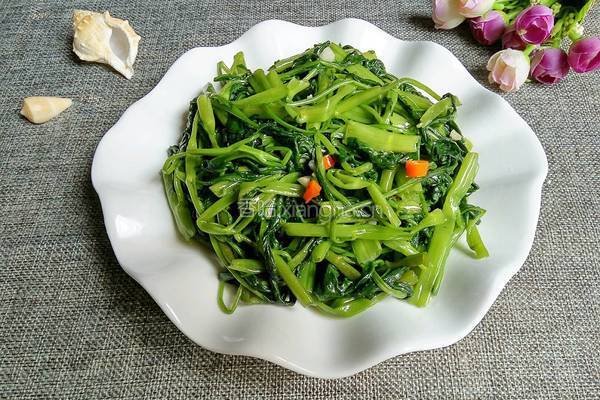 炒空心菜的做法图解6