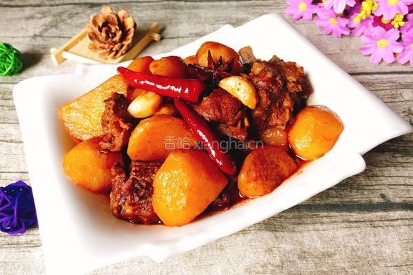 土豆烧排骨的做法图解13