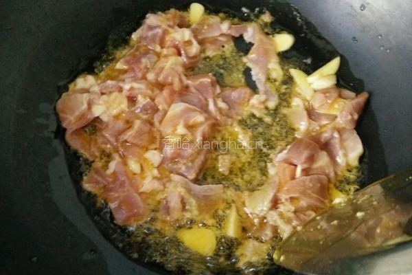土豆胡萝卜片炒肉的做法图解4