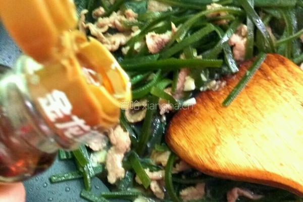 肉丝炒海带的做法图解8