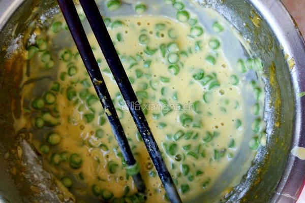 豆角烀饼的做法图解3