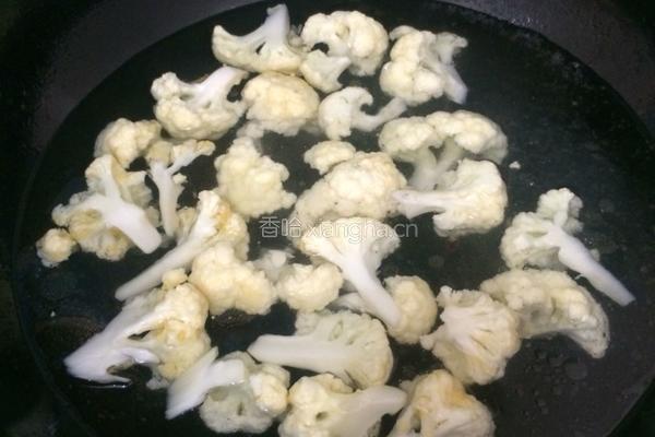 红烧菜花的做法图解3
