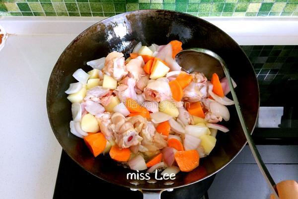 咖喱鸡肉的做法图解6