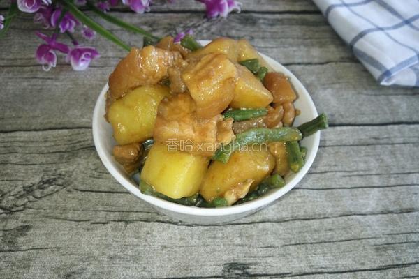 豆角土豆炖肉的做法图解13
