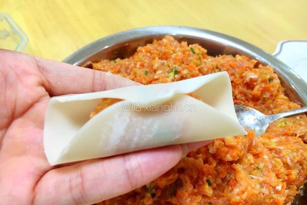 猪肉胡萝卜水饺的做法图解7