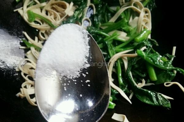 千张烧青菜的做法图解6