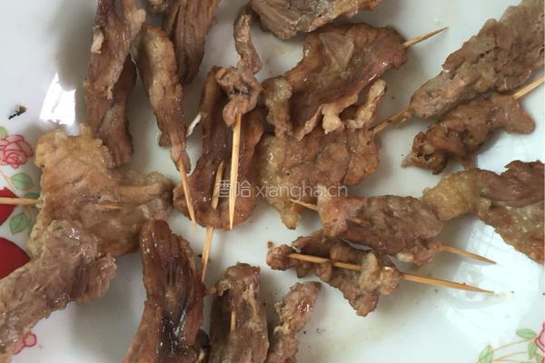 自制烤牙签肉的做法图解5
