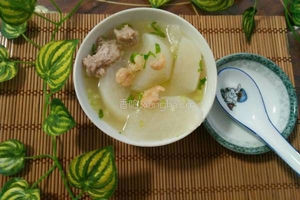 萝卜海米肉丸汤的做法图解7