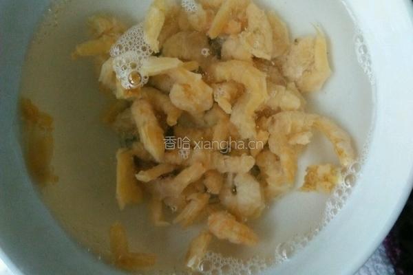 萝卜海米肉丸汤的做法图解2