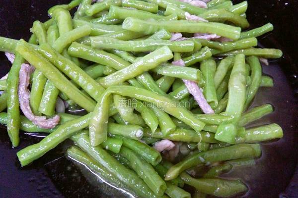 长豆角炒肉丝的做法图解9