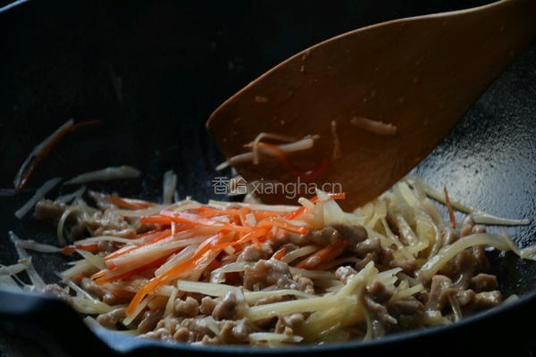 仔姜肉丝的做法图解8