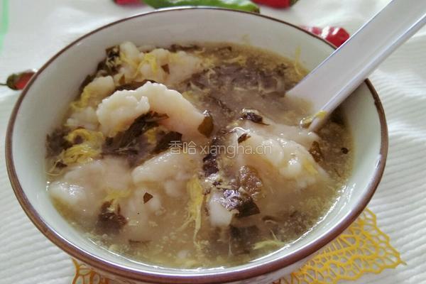 酸菜面疙瘩汤的做法图解6