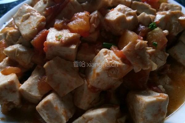 番茄豆腐的做法图解6