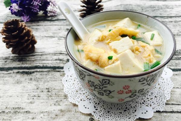 豆腐鸡蛋汤的做法图解7
