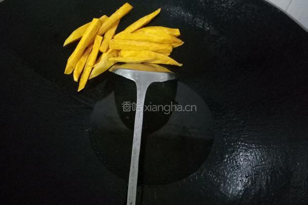炸红薯条的做法图解7