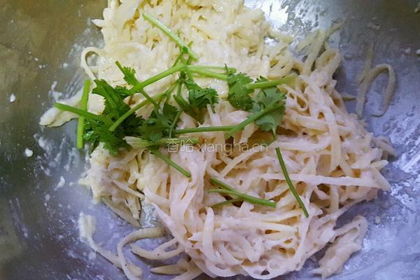 土豆丝饼的做法图解4