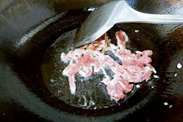 青椒肉丝炒饭的做法图解4