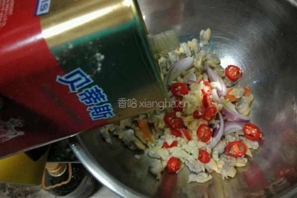 凉拌蚬子肉的做法图解7