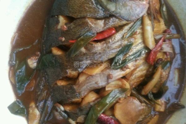 红烧鲳鱼的做法图解6