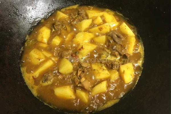 土豆咖喱鸡的做法图解7