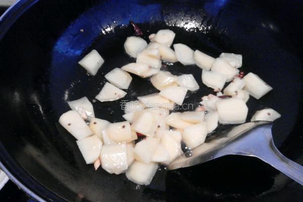 土豆烧豆角的做法图解3