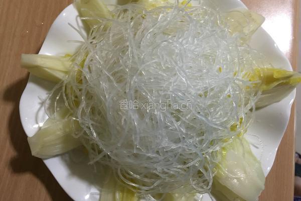 蒜蓉粉丝娃娃菜的做法图解8