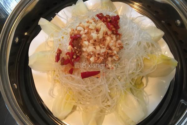 蒜蓉粉丝娃娃菜的做法图解11