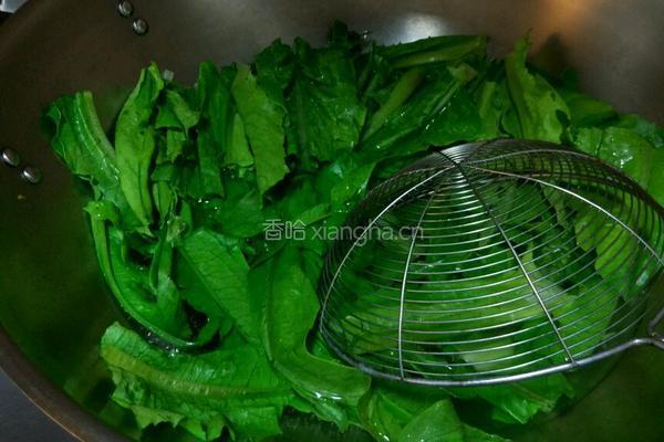 蚝油油麦菜的做法图解3