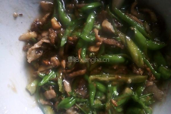 尖椒肉丝的做法图解6