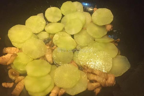 笋片炒肉的做法图解3